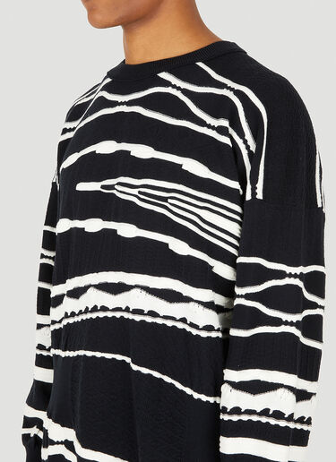 Bicolour Sweater Sulvam Bicolour Sweater Black sul0148016