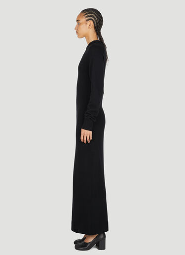 Link-Chain Knitted Dress Rabanne Link-Chain Knitted Dress Black pac0253031