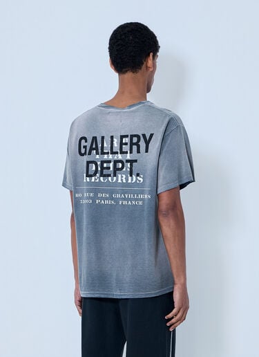 Gallery Dept. Crewneck Distressed T-Shirt Grey gdp0164004