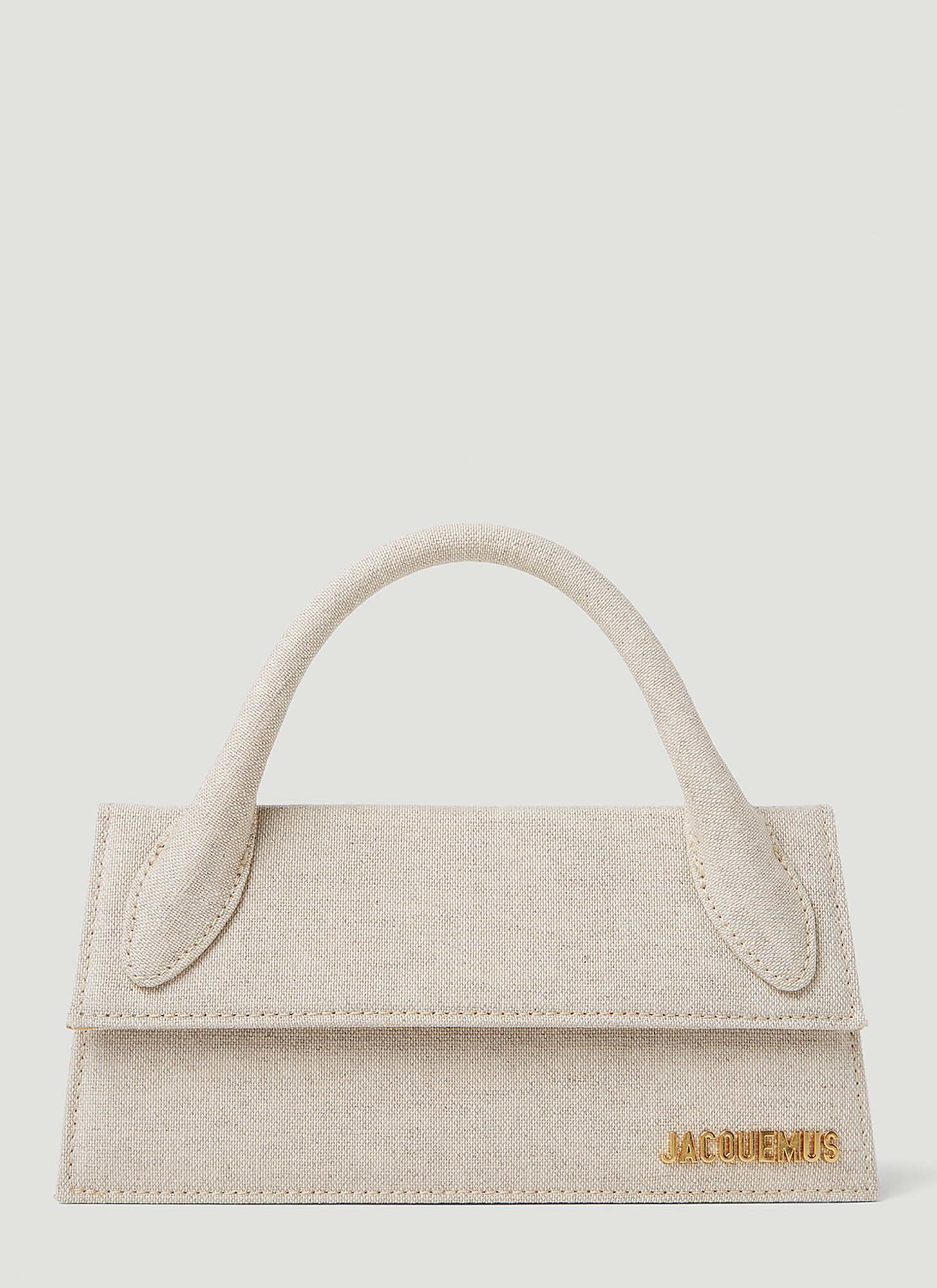 Jacquemus Le Chiquito Long Signature Handbag In Beige