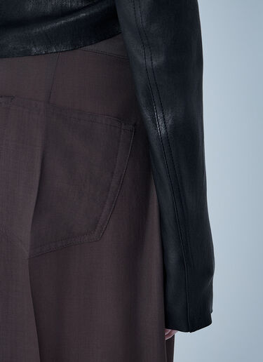 Rick Owens Gary Leather Jacket Black ric0263042