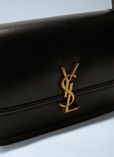 LN-CC® - Saint Laurent: Solferino Medium Satchel Shoulder Bag - Black Saint Laurent Solferino Medium Satchel Shoulder Bag Black sla0242018
