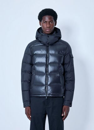 Moncler Maya Hooded Short Down Jacket Black mon0166010