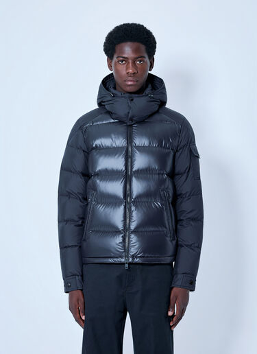 LN-CC® - Moncler: Maya Hooded Short Down Jacket - Black Moncler Maya Hooded Short Down Jacket Black mon0166010