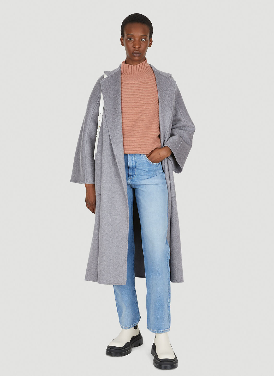 Max mara top grey cashmere coat