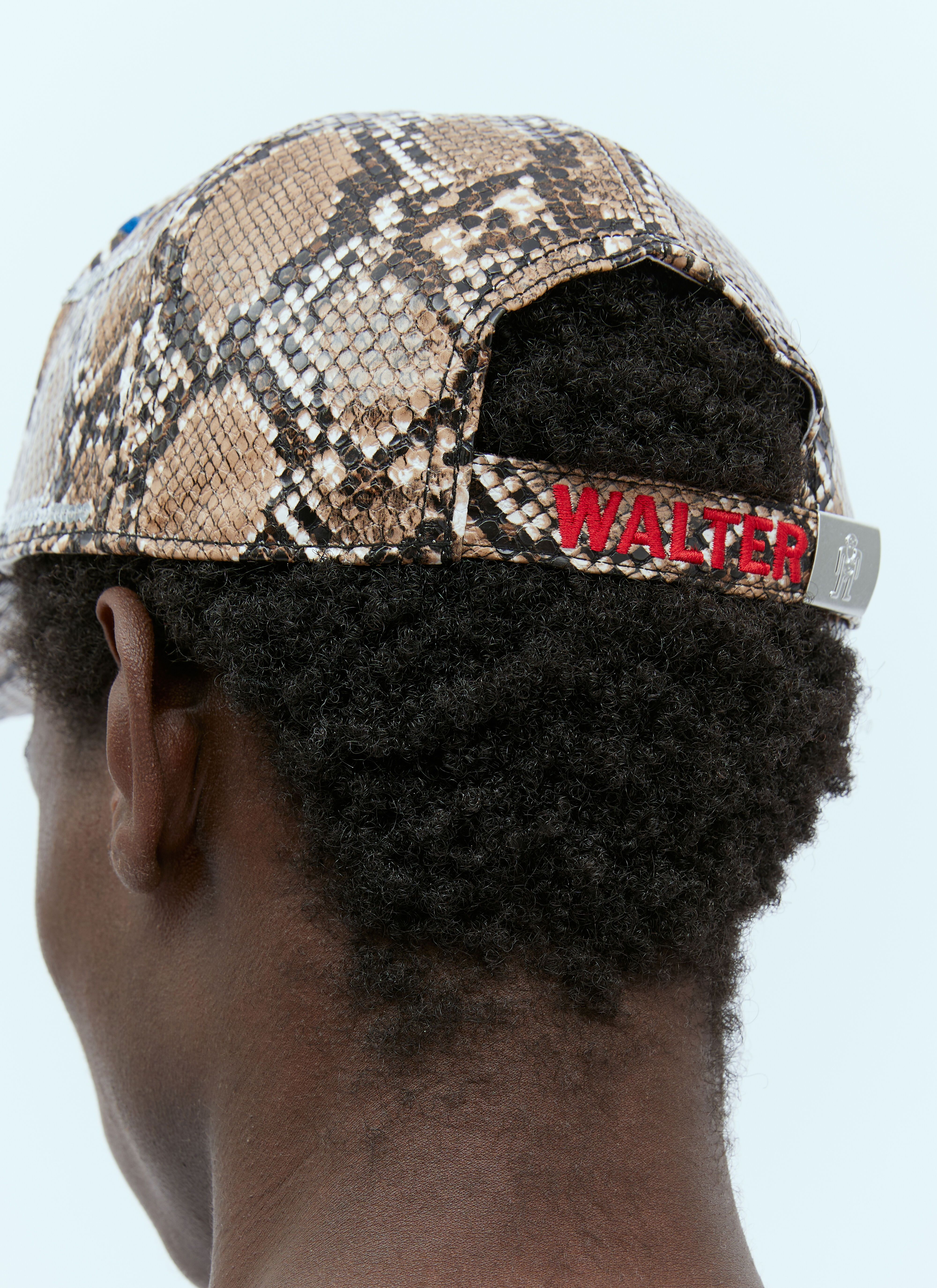 Walter Van Beirendonck Men's' Explosion Baseball Cap in Brown | LN-CC®