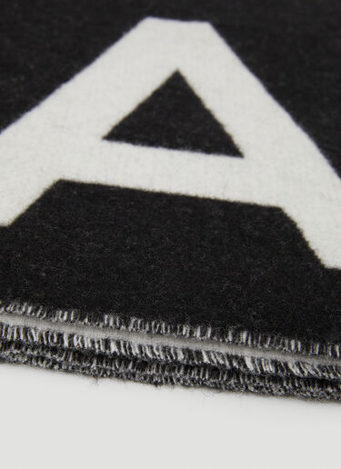 로고 스카프 Acne Studios 로고 스카프 블랙 acn0148076
