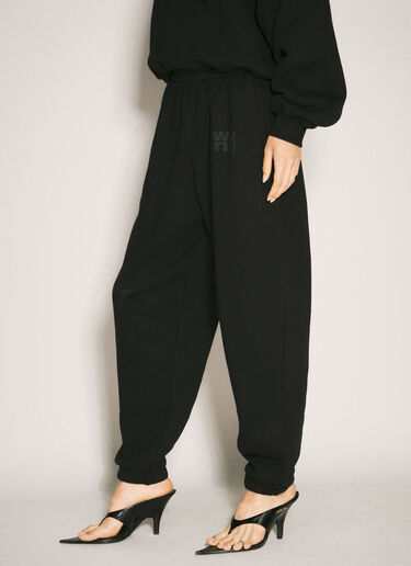 Alexander Wang 基础款毛圈运动裤 黑色 awg0257014