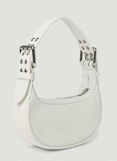 BY FAR Mini Soho Shoulder Bag White byf0251015