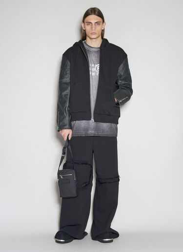 MM6 Maison Margiela Anatomic 小号邮差包 黑色 mmm0353005