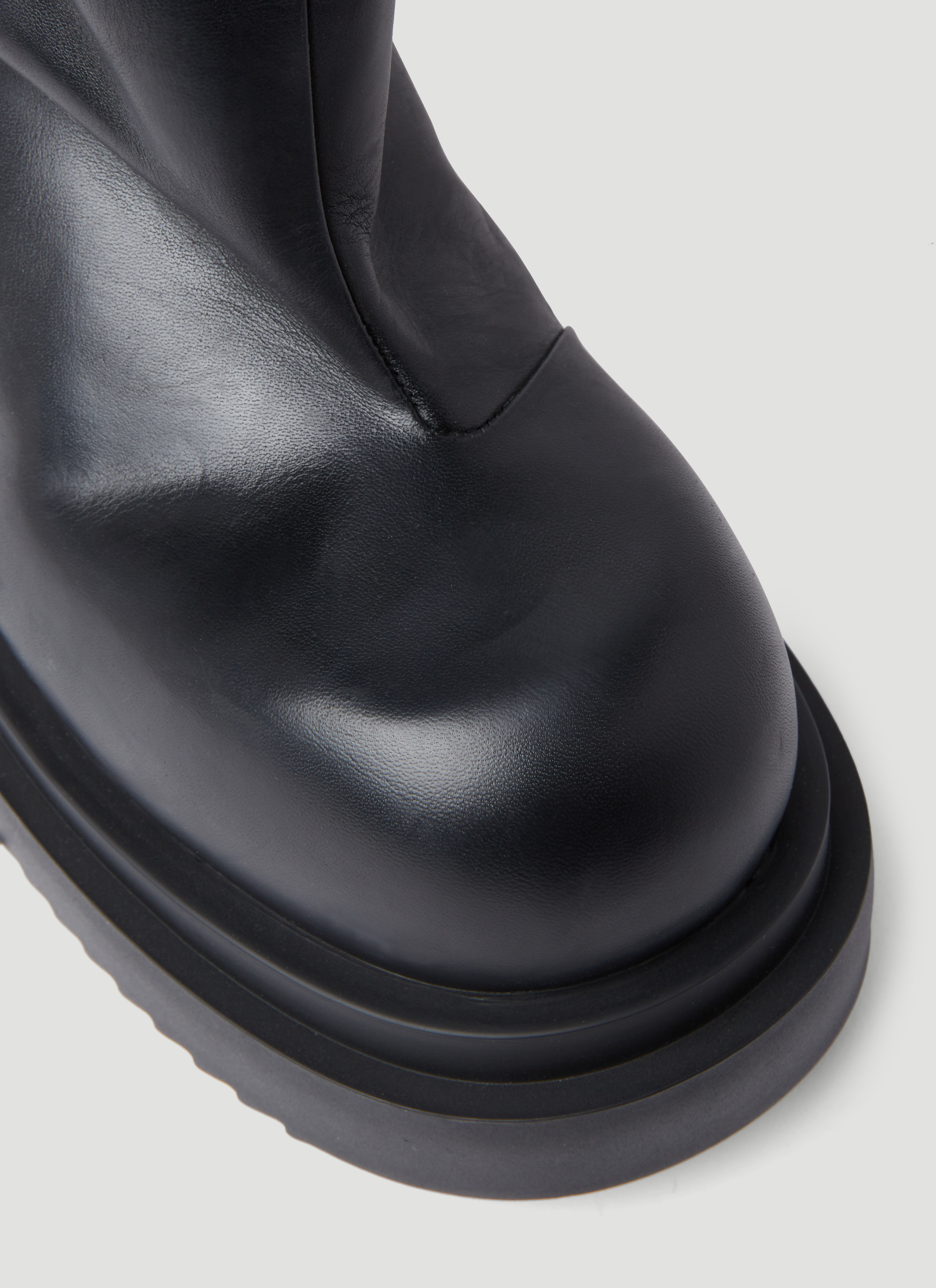 Rick Owens Men's' Flared Bogun Boots in Black | LN-CC®