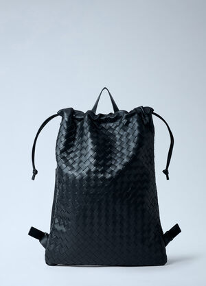 Bottega Veneta Intrecciato Trail Backpack Black bov0162012
