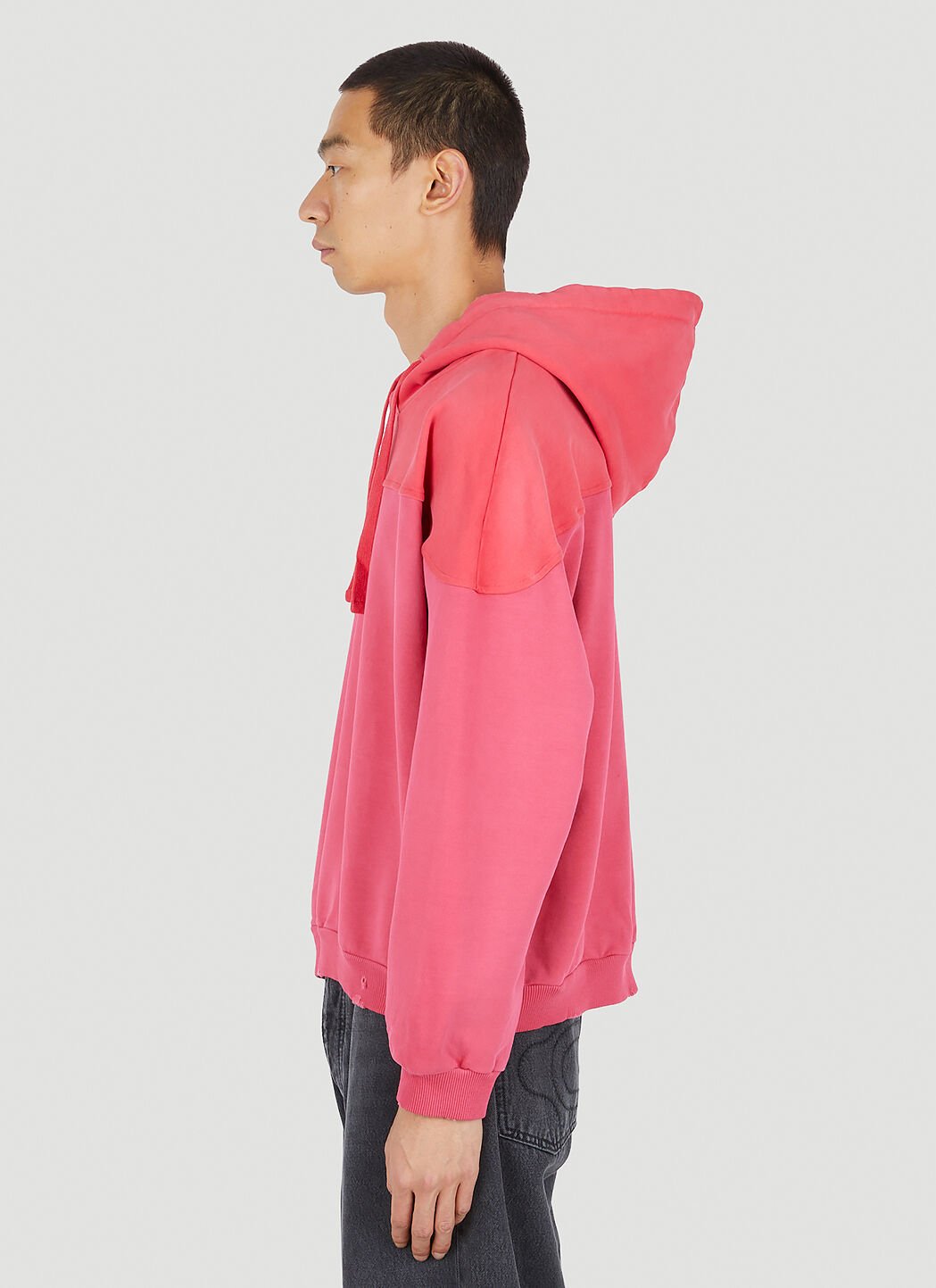 Pink guess hoodie store