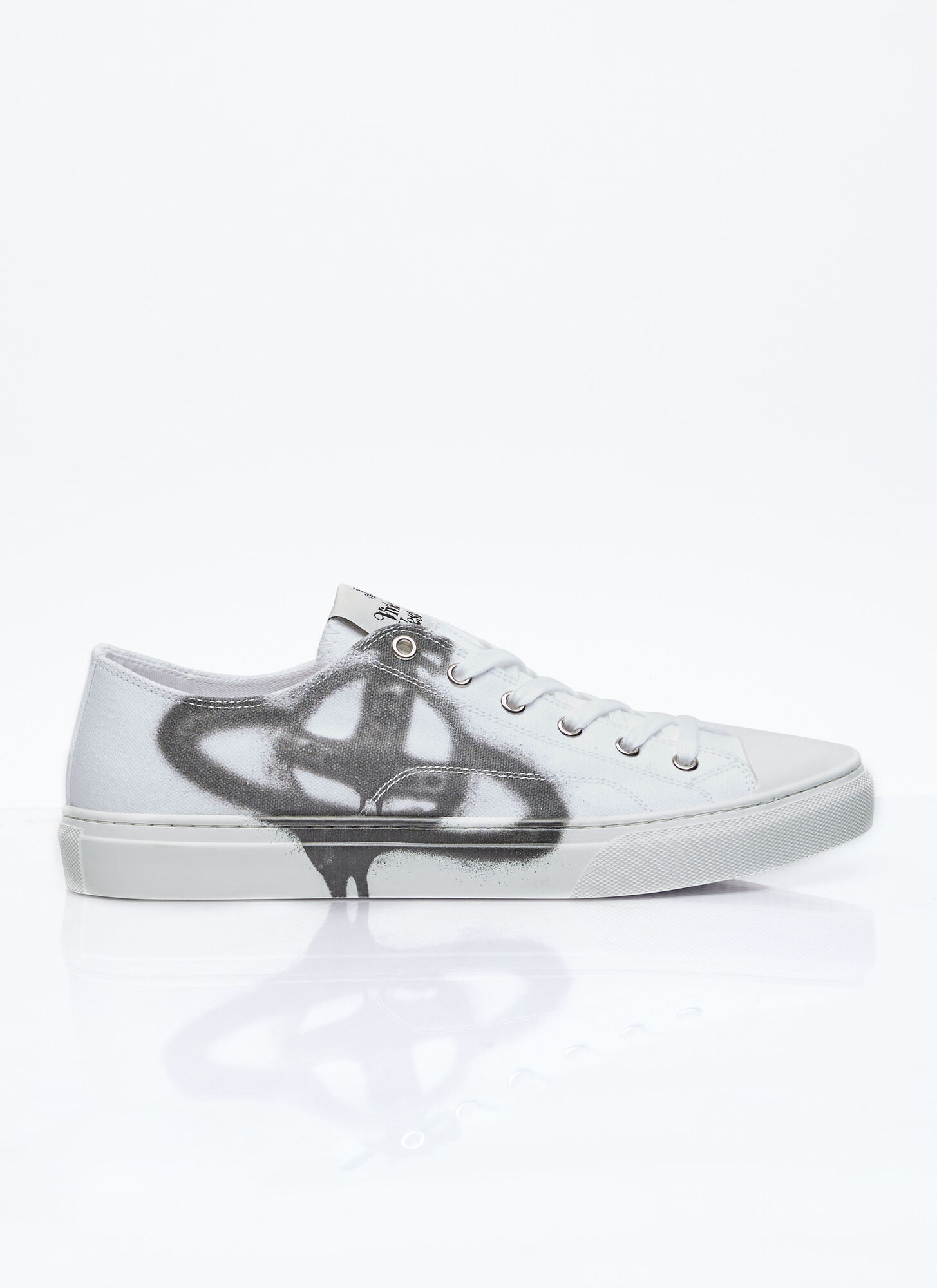 Shop Vivienne Westwood Plimsoll Low Top 2.0 Sneakers In White