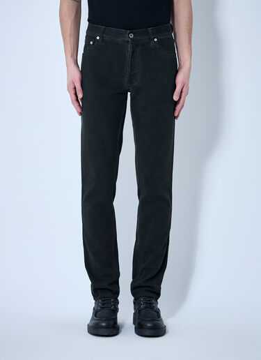 Burberry Logo Patch Jeans Black bur0159043