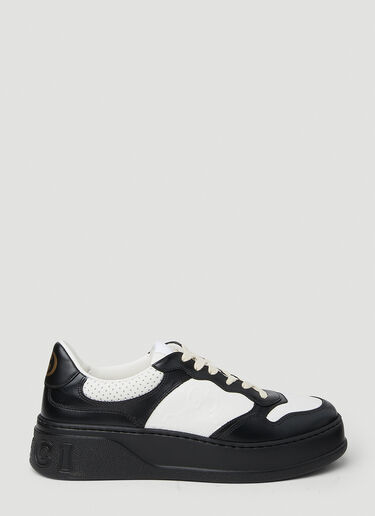 Gucci Monochrome Embossed Sneakers Black guc0251075