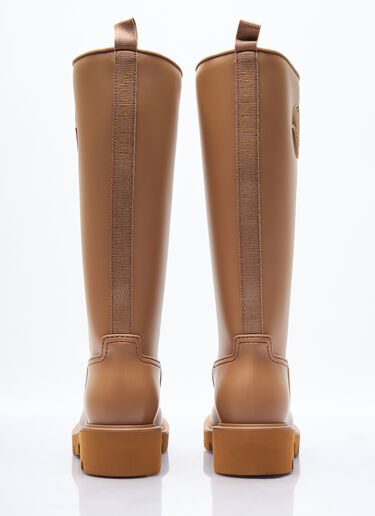 Moncler Kickstream High Rain Boots Camel mon0257001