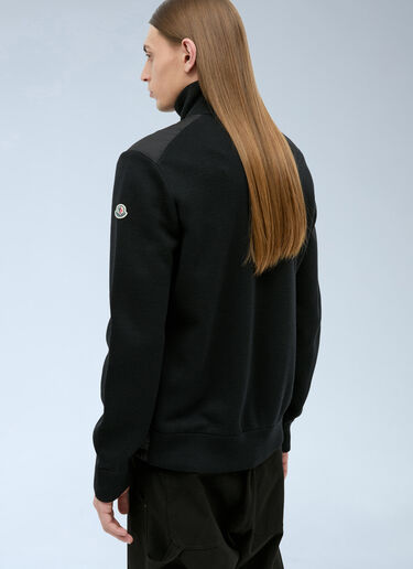 Moncler 衬垫拉链开衫 黑色 mon0157025