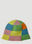 The Elder Statesman Toy Checker Bucket Hat Dark Green tes0150008