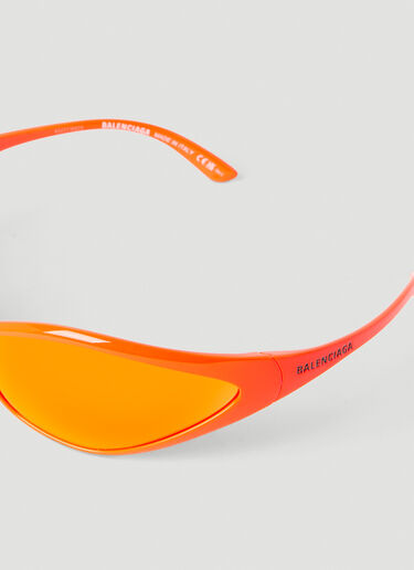 Balenciaga 0285S 90s Oval Sunglasses Orange bal0152085