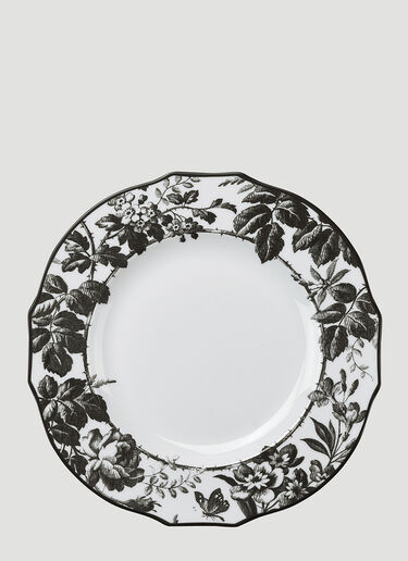 Gucci Set of Two Herbarium Dinner Plates Black wps0690076