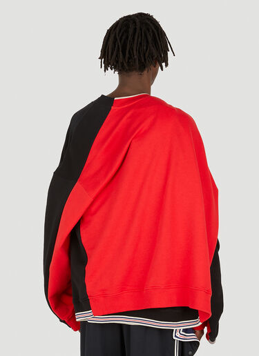 Y/Project x FILA Reversible Colour Block Sweatshirt Red ypf0348007
