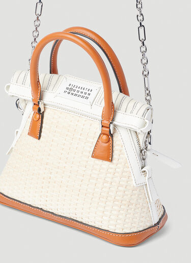 Maison Margiela 5AC Classique Micro Shoulder Bag White mla0251067