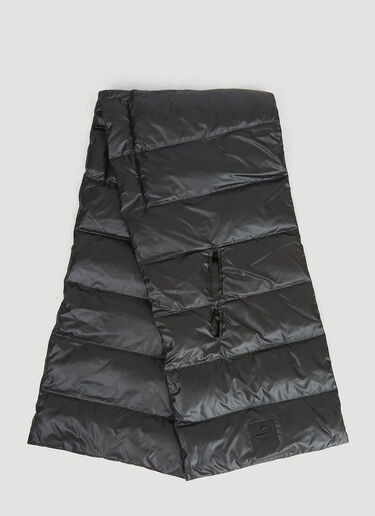 Common Leisure Puffer Blanket Scarf Black cml0248009