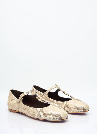 Chloé Marcie Ballerina Flats Beige chl0257031
