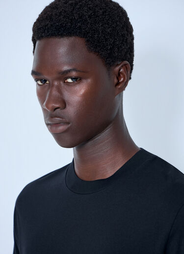 Jil Sander Cotton Jersey T-Shirt Black jil0165001