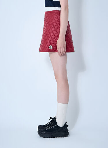 Quilted Skirt Moncler Quilted Skirt Red mon0261043