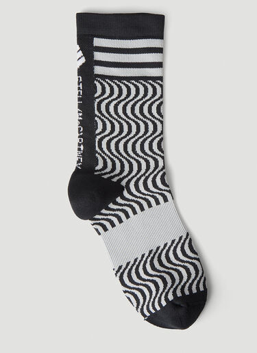 Graphic Intarsia Socks adidas by Stella McCartney Graphic Intarsia Socks Black asm0250038