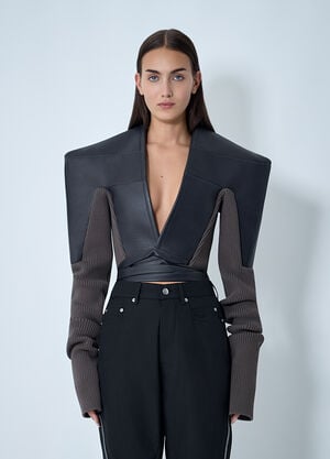 Rick Owens Tight Jacket Grey ric0262002