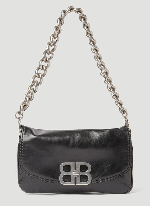 Jacquemus BB Soft Small Flap Shoulder Bag Cream jac0254095