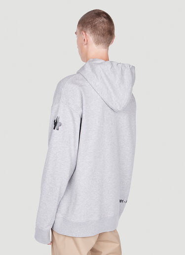 Moncler Grenoble Logo Hooded Sweatshirt Grey mog0151002