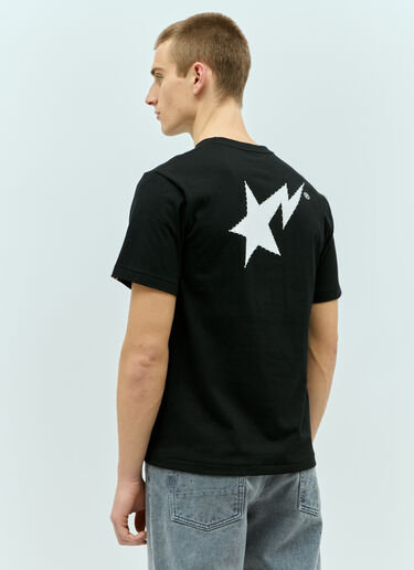 A BATHING APE® Crystal Stone BAPE Logo T-Shirt Black aba0154022