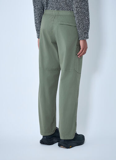 Stone Island Logo Patch Pants Green sto0164056