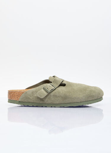 Birkenstock ボストンミュール  グリーン brk0156003