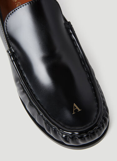 Acne Studios Leather Loafers Black acn0254021