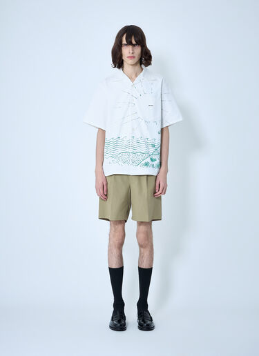 Prada Button Patch Pocket Trousers  Black pra0164018