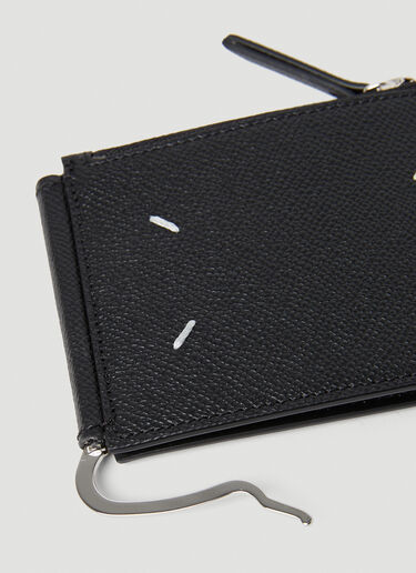 Maison Margiela Money Clip Wallet Black mla0153033