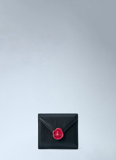 LN-CC® - Vivienne Westwood: Envelope Trifold Wallet - Black Vivienne Westwood Envelope Trifold Wallet Black vvw0266031