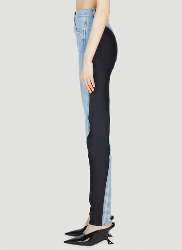 Mugler Panel Jeans Blue mug0252022