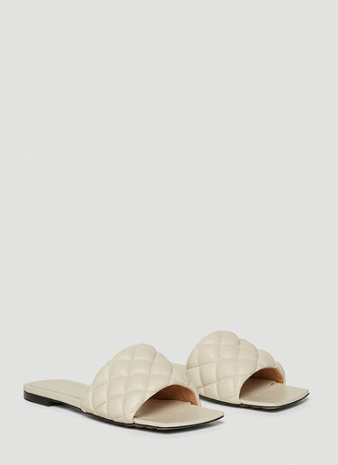Bottega Veneta Padded Flat Sandals White bov0248038