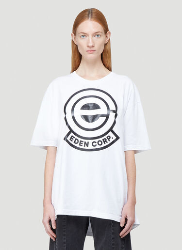 10.10 Logo T-Shirt Eden Power Corp 10.10 Logo T-Shirt White edn0310001
