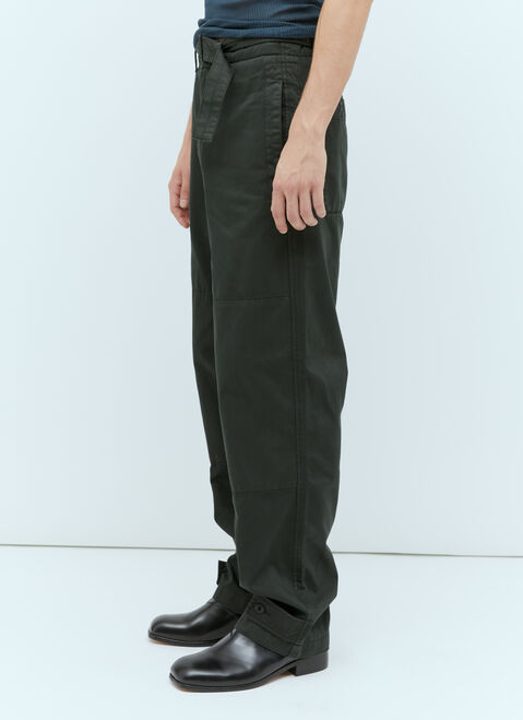 Lemaire Military Cargo Pants Black lem0154001