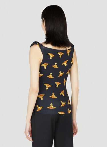 Vivienne Westwood Hebo Vest Top Black vvw0252008