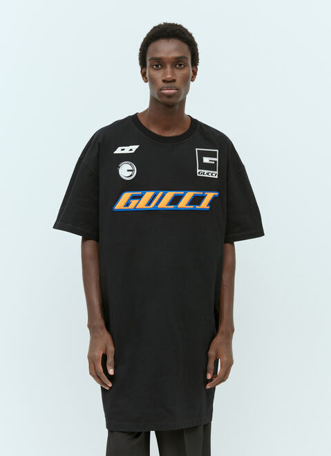 Gucci Logo Emblems T-Shirt Grey guc0155027