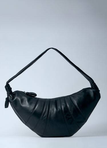 Lemaire Large Croissant Shoulder Bag Black lem0360007