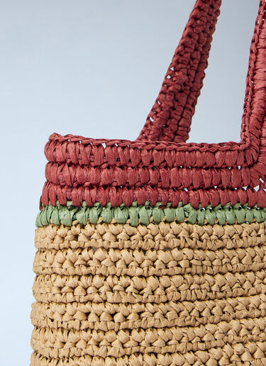 Marni Woven Tote Bag Beige mni0264009